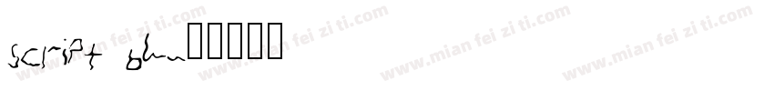 script 6L字体转换